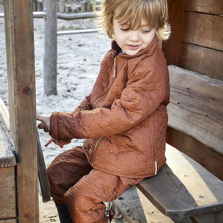 Actual product image Nuuroo Caramel thermal jacket (128)