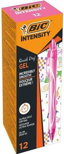 Immagine prodotto Bic Roller Gel-ocity Quick Dry rosa (12x)