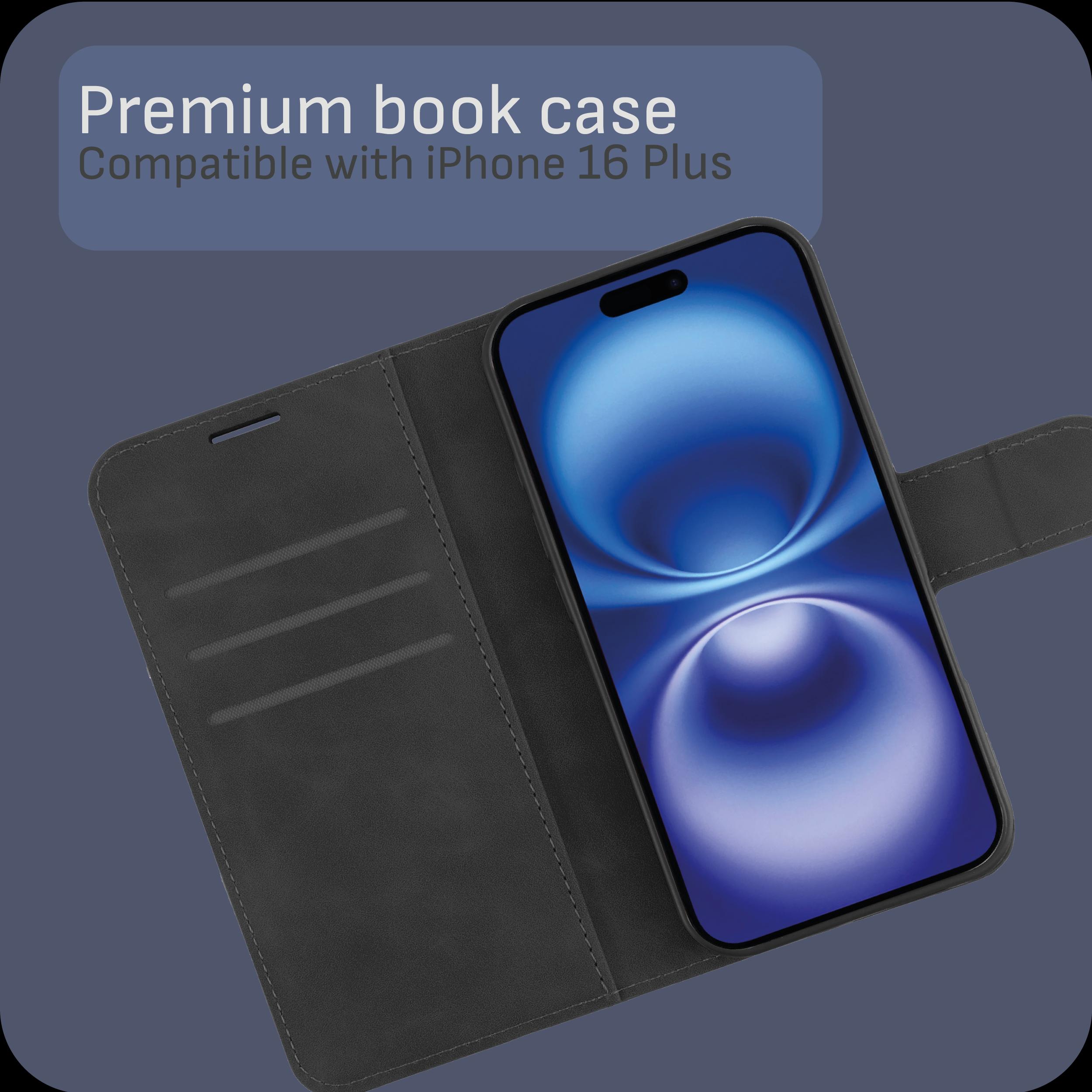 Thumbnail - Cazy Premium-Geldbörsen-Etui, Magnetisches Geldbörsen-Etui, Kartenfächer, Ständer (Apple iPhone 16 Plus), Smartphone Hül...