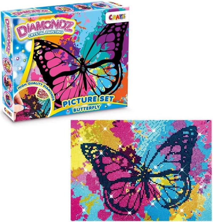 Actual product image Craze DIAMOND PAINTING Butterfly