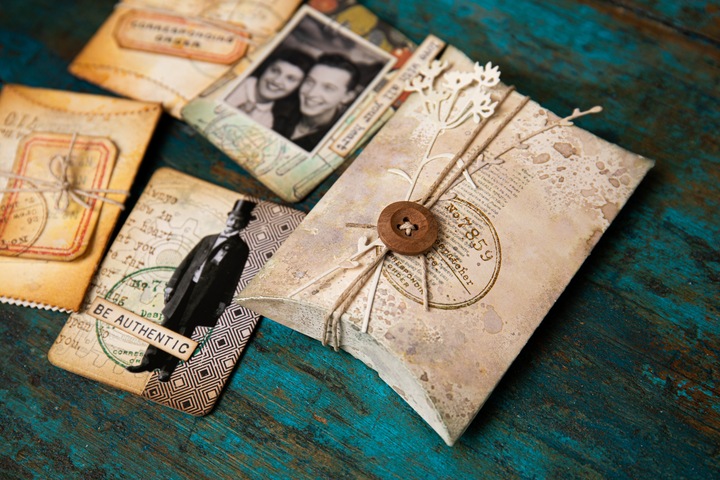 Produktbild Sizzix Thinlits Stanzschablone "Pillow Box + Bag by Tim Holtz"