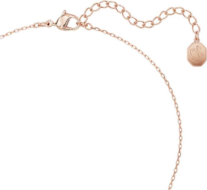 Actual product image Swarovski Nice Necklace Feather White Rose Gold (Swarovski Metal, 38 - 43 cm)