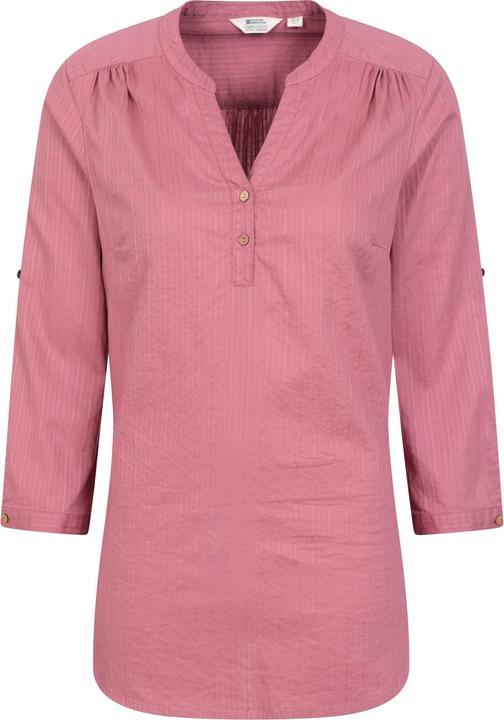 Actual product image Mountain Warehouse Womens/Ladies Petra Relaxed Fit 3/4 Sleeve Shirt (38)