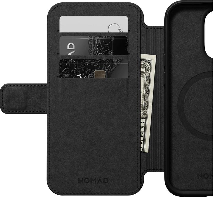 Produktbild Nomad Book Cover Modern Leather Folio iPhone 14 Pro Braun (Apple iPhone 14 Pro)
