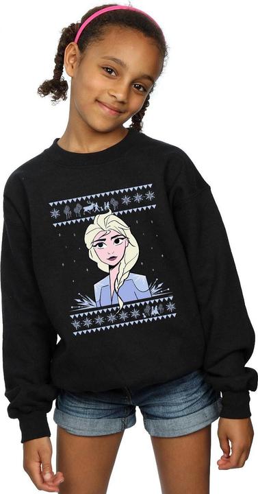 Produktbild Disney Frozen 2 Elsa Christmas Sweatshirt Mädchen (140, 146)