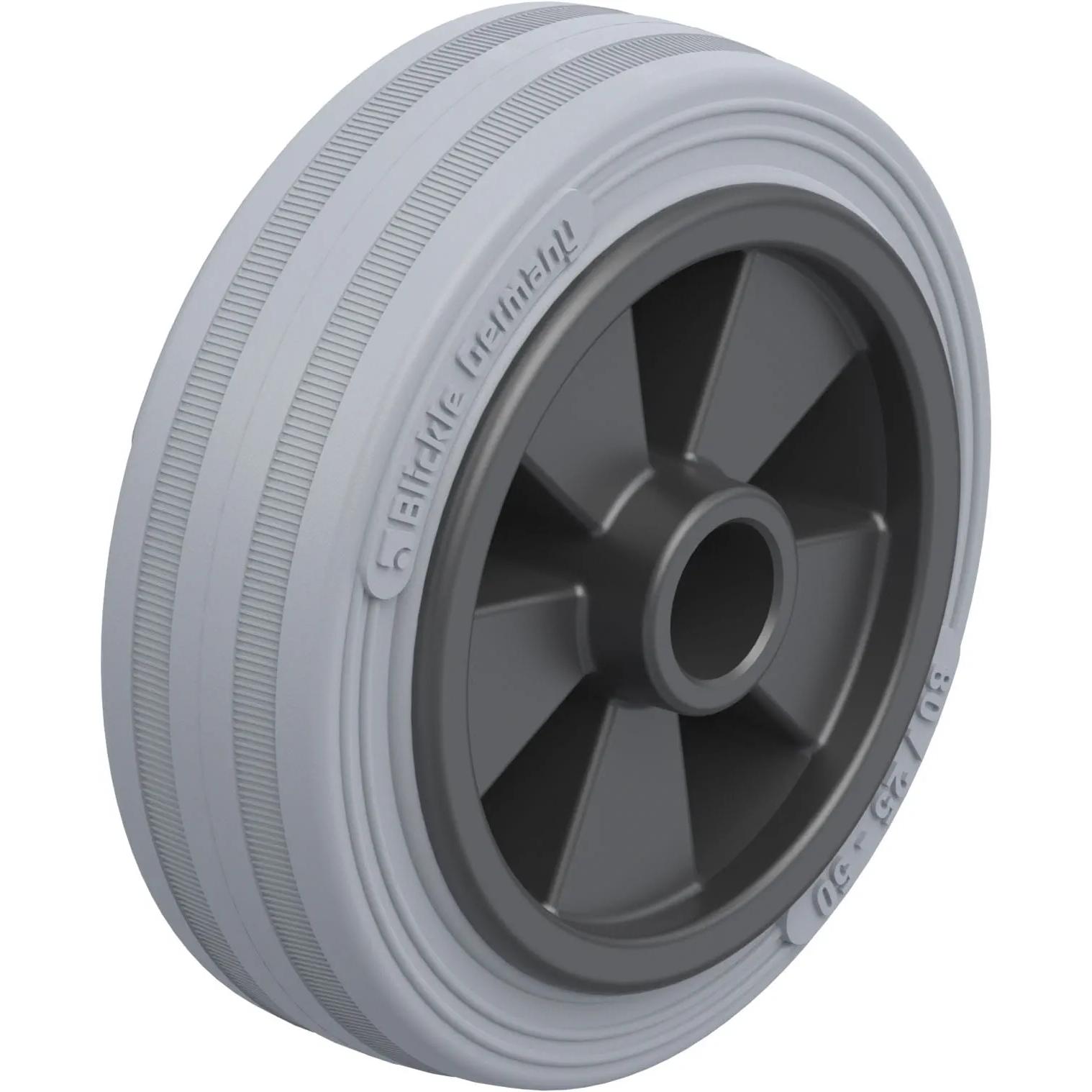 Blickle, Ruote + Rotelle, 58354 VPP 80/12G-SG Schwerlast-Rad Rad-Durchmesser 80 mm Tragfähigkeit max. 50