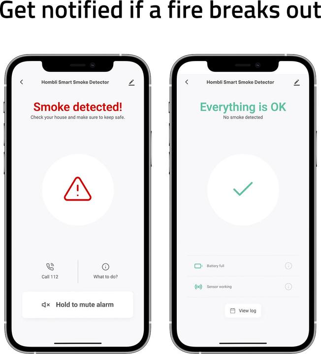 Image du produit Hombli Détecteur de fumée intelligent
