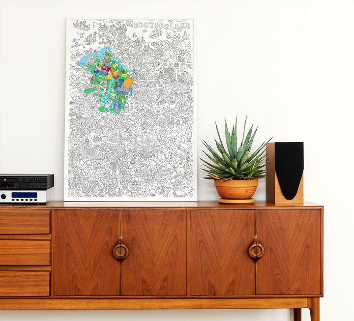 Produktbild OMY Coloring Poster Germany (100 x 70 cm)