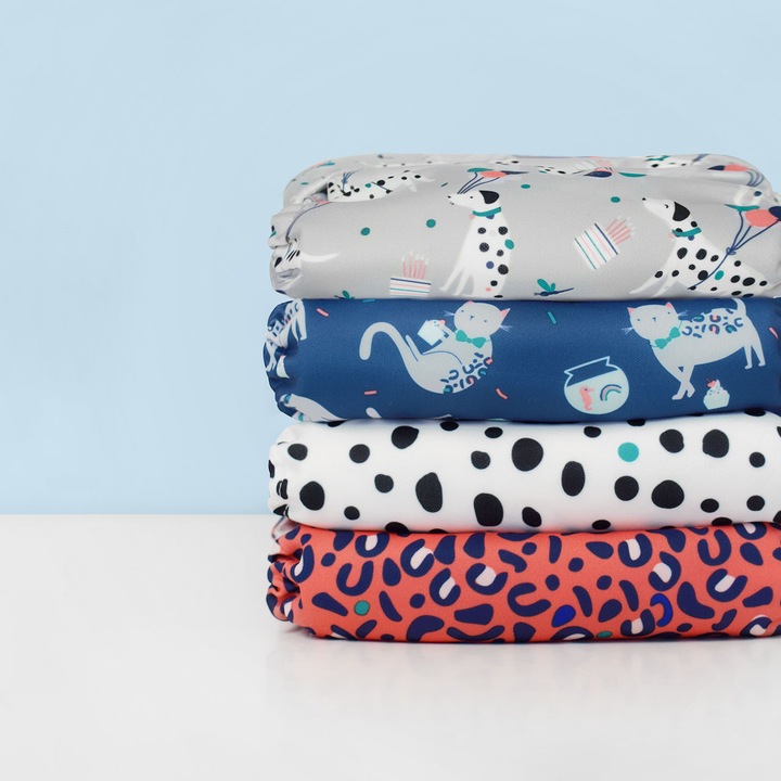 Actual product image Bambino Mio Miosolo cloth diaper set (One size, Pack, 6 Piece)