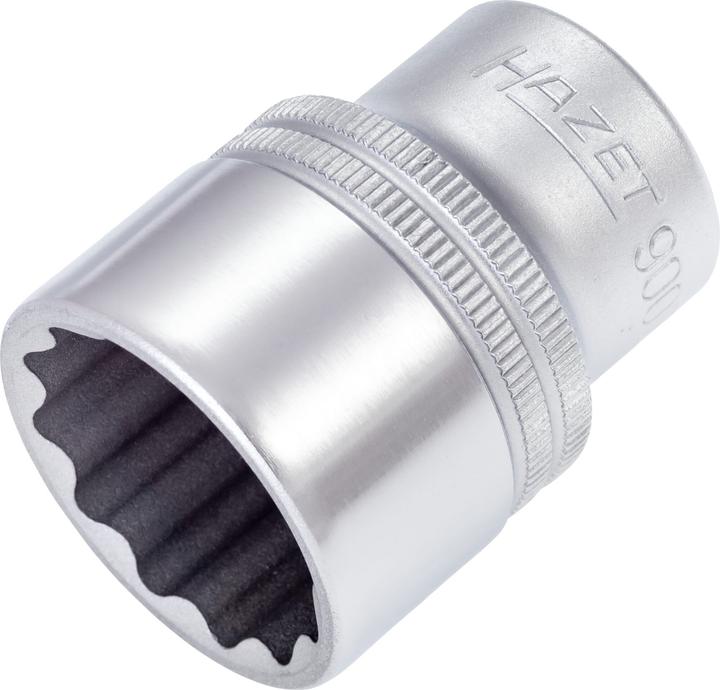 Produktbild HAZET Steckschlüsseleinsatz ∙ Doppelsechskant 900Z-25 ∙ Vierkant12,5 mm (1/2 Zoll) ∙ Aussen Doppel-S… (25 mm)
