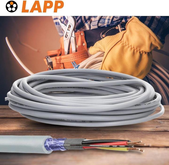 Produktbild Lapp 50 Meter 1591301 Telefonkabel 2x2x0,6 mm J-Y(ST) Y Telefonleitung 2x2x0,6 geschirmt I Fernmelde