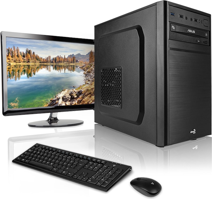Megaport Office PC Komplett Set (Intel Pentium Gold G5400, 16 GB, 512 GB)