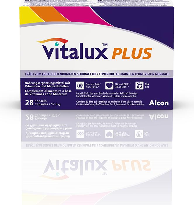 Actual product image Vitalux Plus caps (28 Piece, Capsules, 33 g)