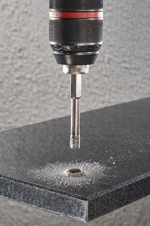 Actual product image wolfcraft wolfcraft 1 Diamant-Bohrer S=6-kt. ø8mm (8 mm)