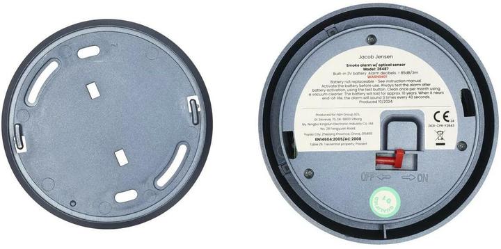 Actual product image Jacob Jensen Røgalarm