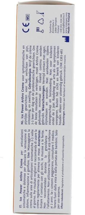 Actual product image Fysioline Ice Power® Arthro Cream (60 g)