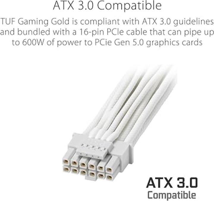 Produktbild ASUS TUF Gaming 1000W Gold White Edition (1000 W)