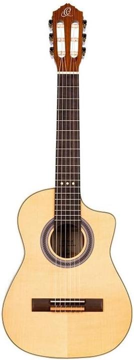 Produktbild Ortega Chitarra Requinto (Konzertgitarre, Massive Engelmann-Fichte Decke, Okoume-Hals, Sapele Boden und Zargen, Walnuss-Griffbrett, Walnuss-Steg)