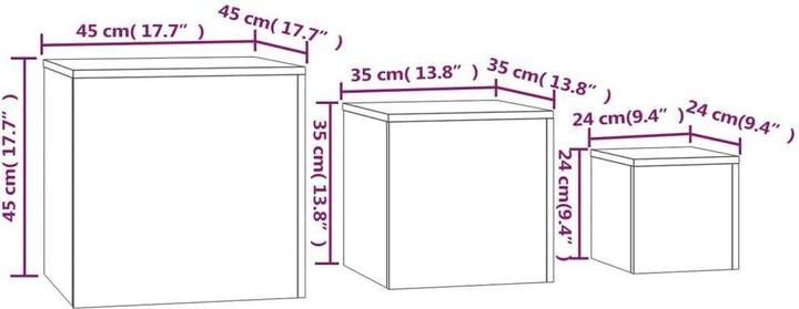 Immagine prodotto vidaXL Mirijam (45 x 45 x 45 cm)