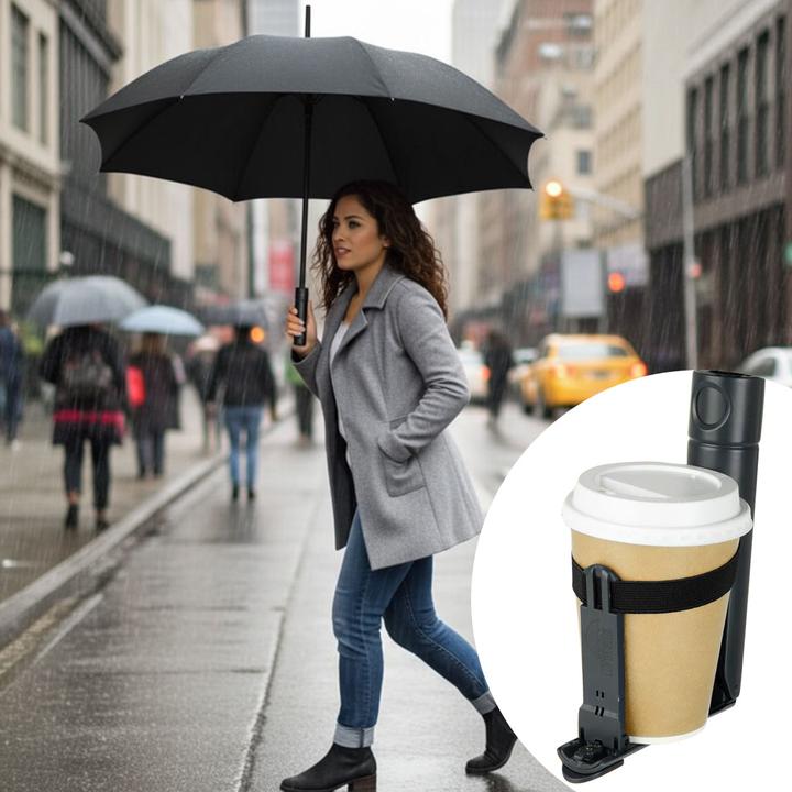 Produktbild Cupbrella Regenschirm mit Becherhalter
