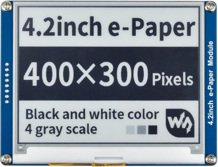 Produktbild WaveShare DEBO EPA 4.2 - Entwicklerboards - Display ePaper 4.2"" schwarz/weiss
