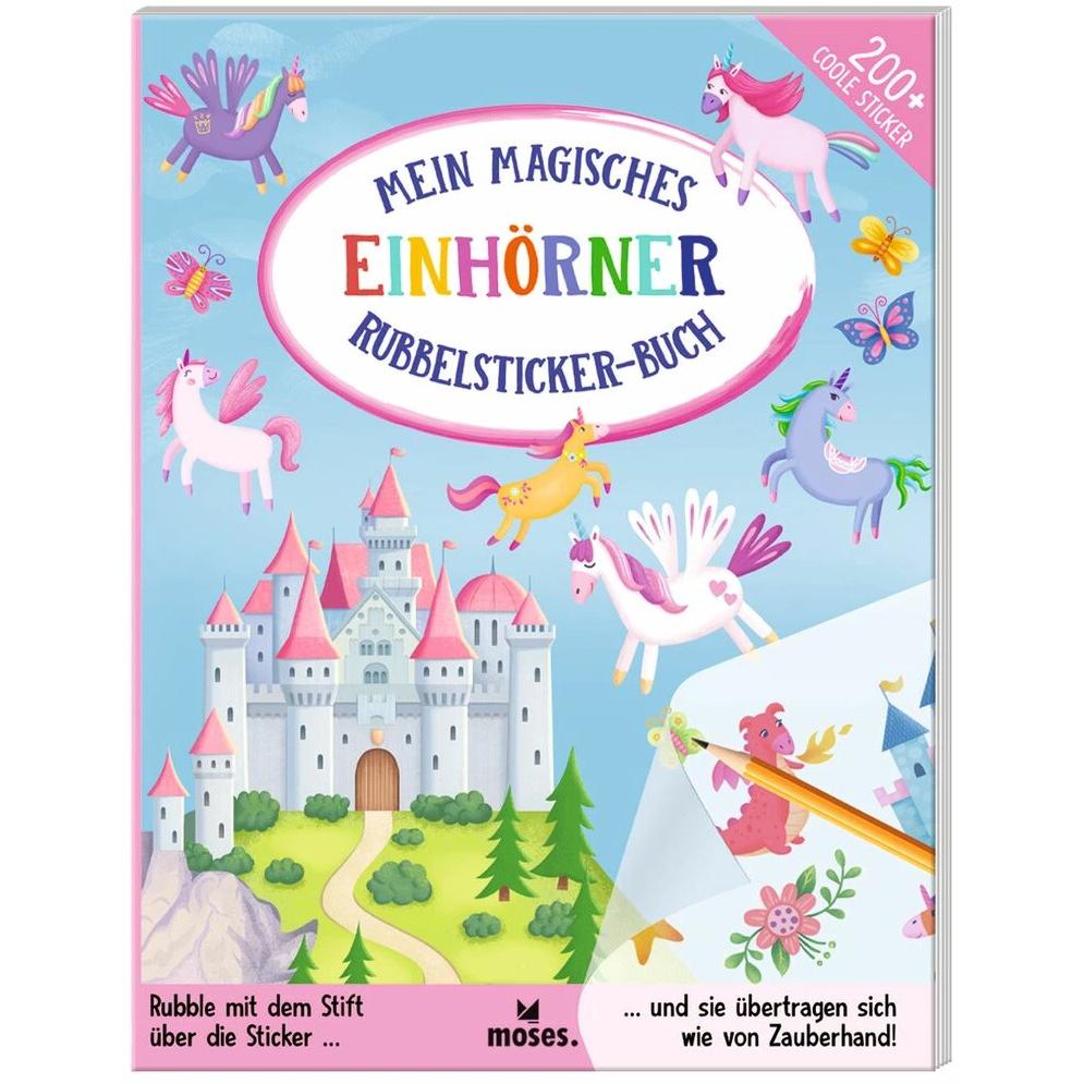 Moses, Sticker, Mein magisches Rubbelsticker-Buch Einhörner