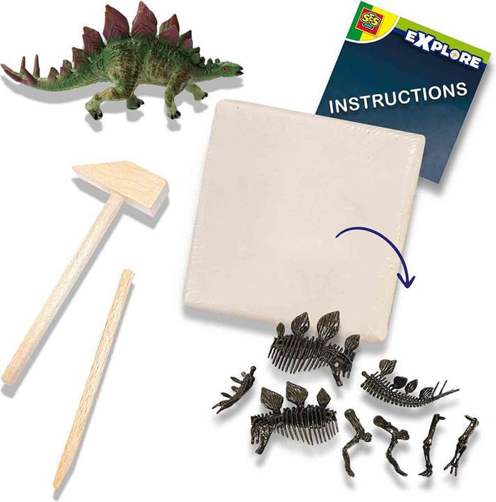 Productafbeelding Ses Creatief - Opgraving - Dino en Skelet 3 assorti - (S25090)