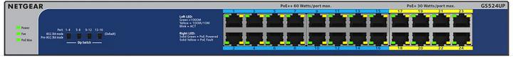 Produktbild Netgear GS524UP-100EUS (24 Ports)
