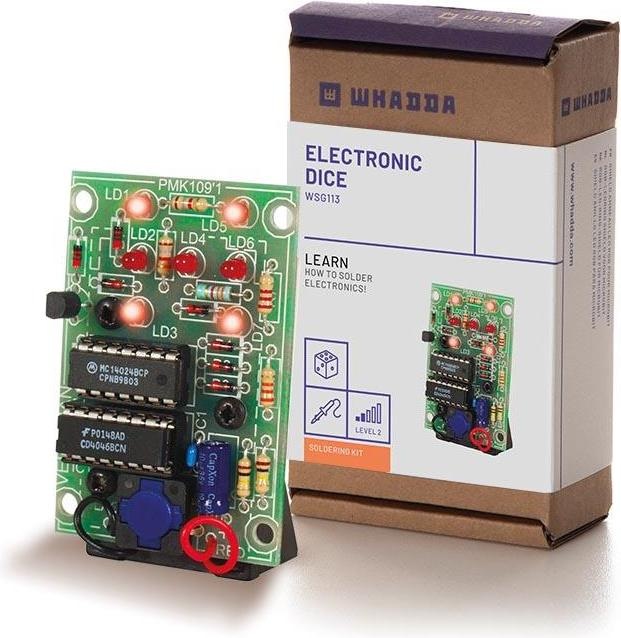 Produktbild Whadda Elektronischer Würfel