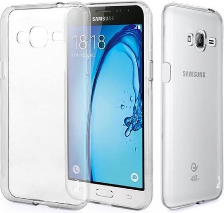 Actual product image Screenguard Samsung Galaxy J3 2016 Flexible TPU Clear Case (Samsung Galaxy J3 (2016))