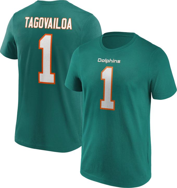 Fanatics Miami Dolphins Graphic T-Shirt Tagovailoa 1 L