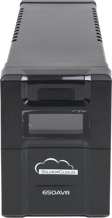 Produktbild SilverCloud UPS SafePC 650AVR Leistung 360 W LCD-Bildschirm PC-Überwachungssoftware (360 VA, 600 W)