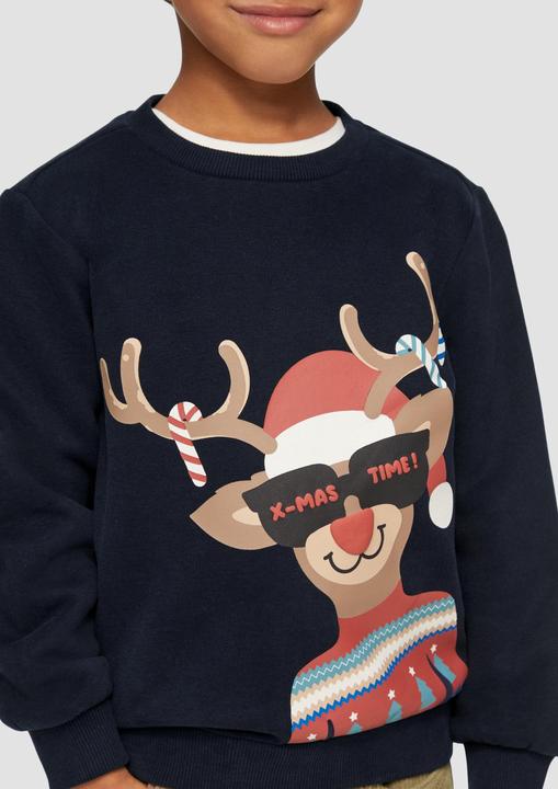 Image du produit S.Oliver Sweatshirt Wärmendes Sweatshirt mit Weihnachtsmotiv (98)