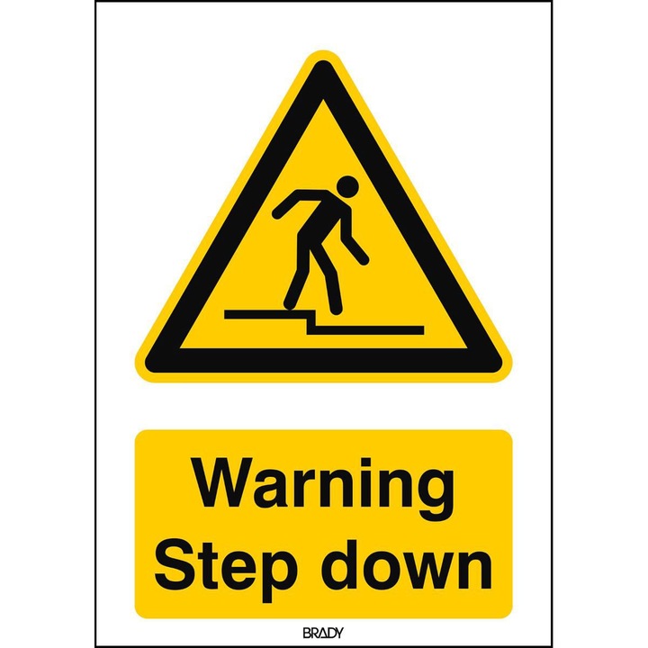Actual product image Brady ISO Safety Sign - Warning