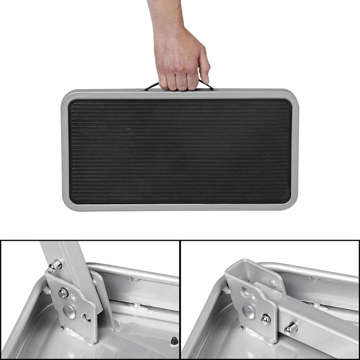 Immagine prodotto ProPlus Einzeltrittstufe klappbar für Werkstatt, Haushalt, Wohnwagen oder Wohnmobil (Stile, 50 cm)