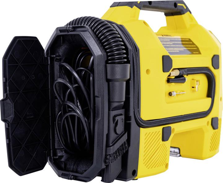 Produktbild Stanley SXVI02001 Akku-Kompressor 10 bar 12 V Adapter zum Betrieb per Kabel, Di