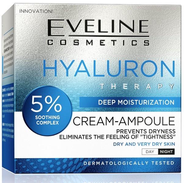 Immagine prodotto Eveline Hyaluron Crema Idratante Profonda-Ampoule 5% Complesso Lenitivo 50ml (50 ml)