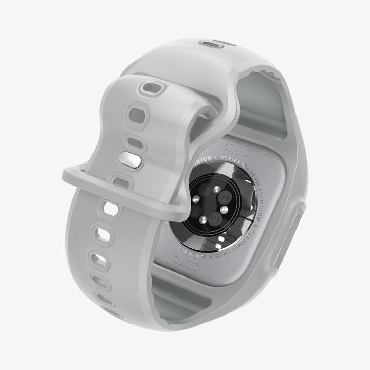 Actual product image Spigen Liquid Air Pro Apple Watch 10 (46mm) Case + Band Gray