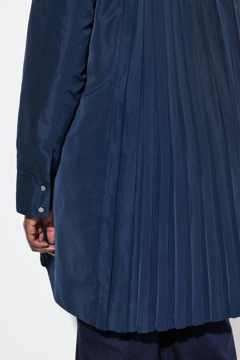 Produktbild Ulla Popken Jacke, A-Linie, Rücken-Plisseefalten, Stehkragen, Komplettfutter (58)