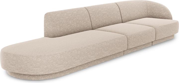 Actual product image Micadoni Left Sofa, "Miley", 4 Seats, 323x90x70Made in Europe (Modular sofa, 4-seater)
