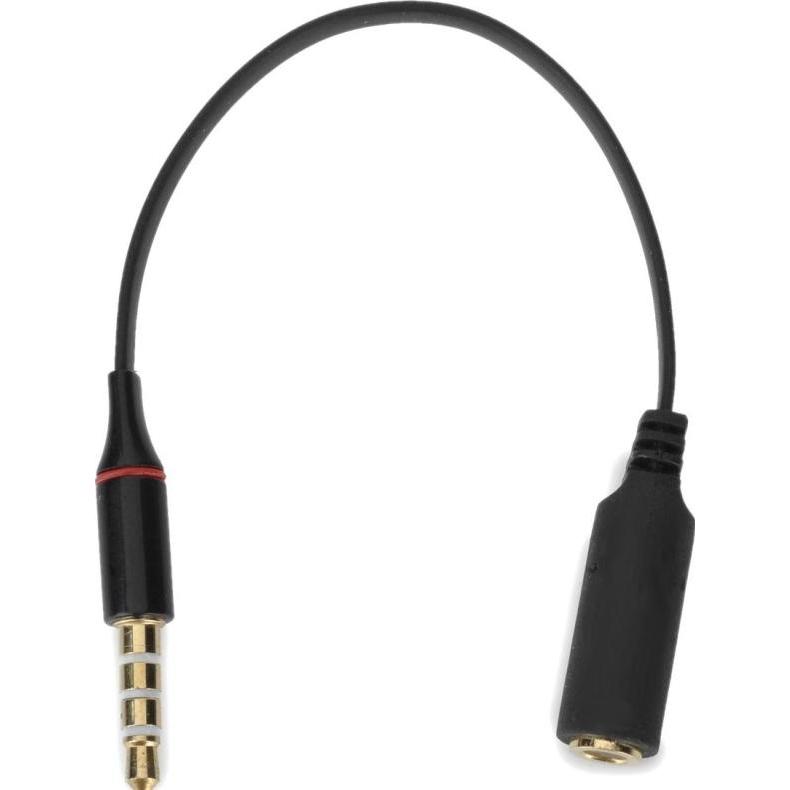 Mozo Adattatore AV Mozos Jack 3,5mm - Jack 3,5mm czarny (ASM-5), Adattatore dati + video