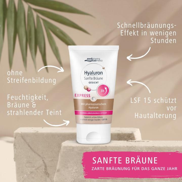 Produktbild Medipharma cosmetics Hyaluron Sanfte Bräune Gesicht, 30 ml Creme (30 ml, 24h Creme)