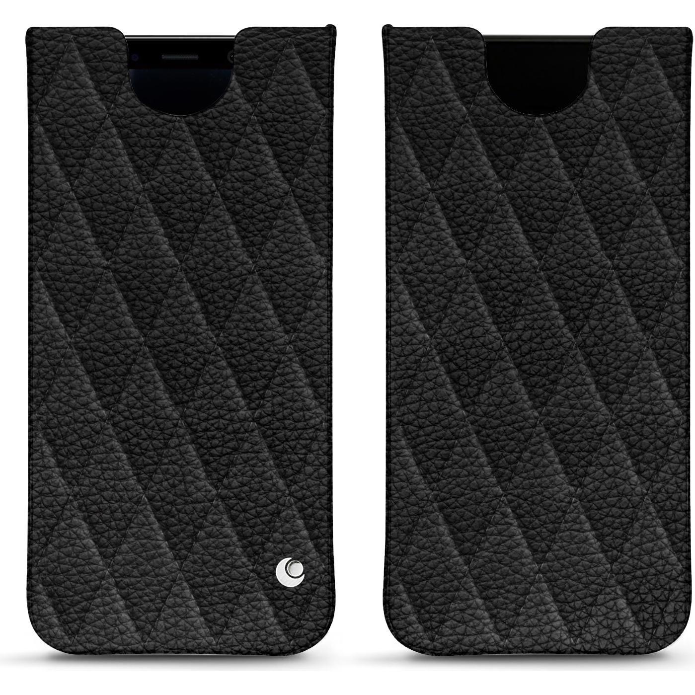 Noreve Lederschutzhülle (Samsung Galaxy S8), Smartphone Hülle, Schwarz