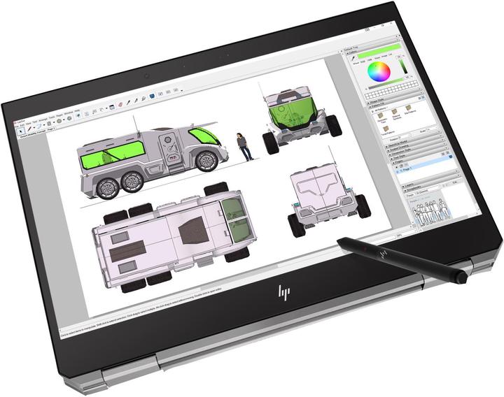 Produktbild HP ZBook Studio x360 G5 (15.60", 1000 GB, 64 GB, CH, Intel Core i9-9980HK)