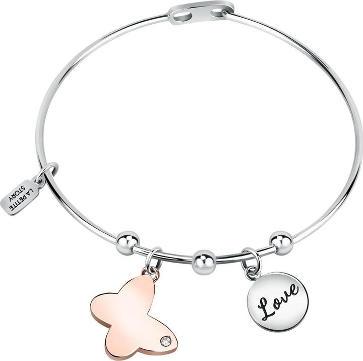 Actual product image La Petite Story Solid bicolour bracelet with pendants Friendship LPS05ARR89