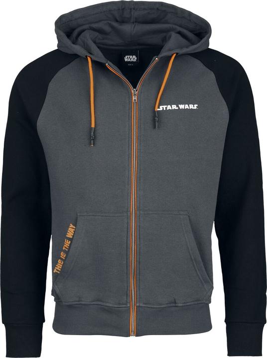 Image du produit The Mandalorian Sweat à capuche zippé pour hommes (S)