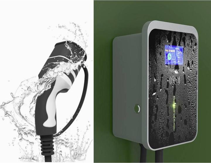 Immagine prodotto Sygonix Wallbox Typ 2 Mode 3 32 A 22 kW App, WiFi, RFID (Tipo 2, 22 kW, 32 A, Cablato fisso)