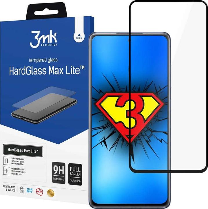 Actual product image 3MK Hardglass Max Lite screen protector (1 pcs., Samsung Galaxy S20 FE, Samsung Galaxy S20 Lite)