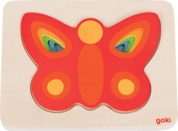 Immagine prodotto Goki Puzzle a strati della farfalla II (5 pezzi)