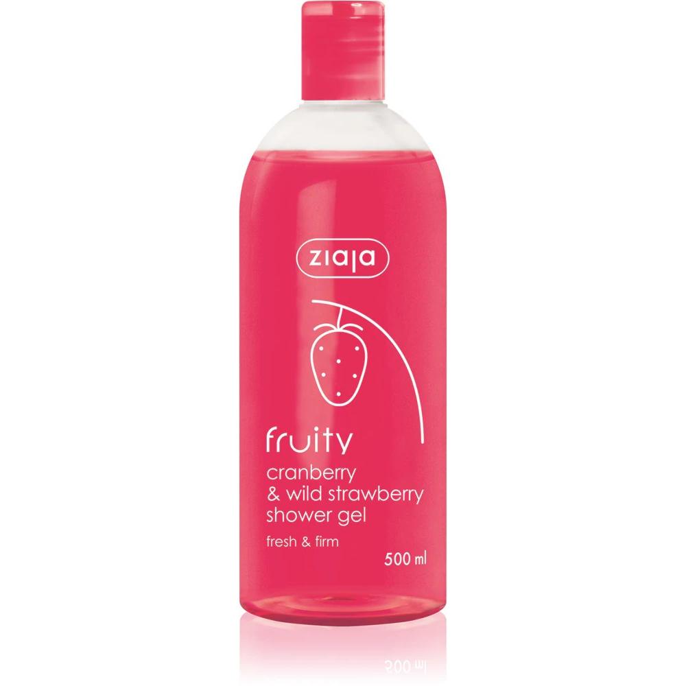 Ziaja Rosso Gel Doccia, Mirtillo E Fragola Selvatica (500 Ml)